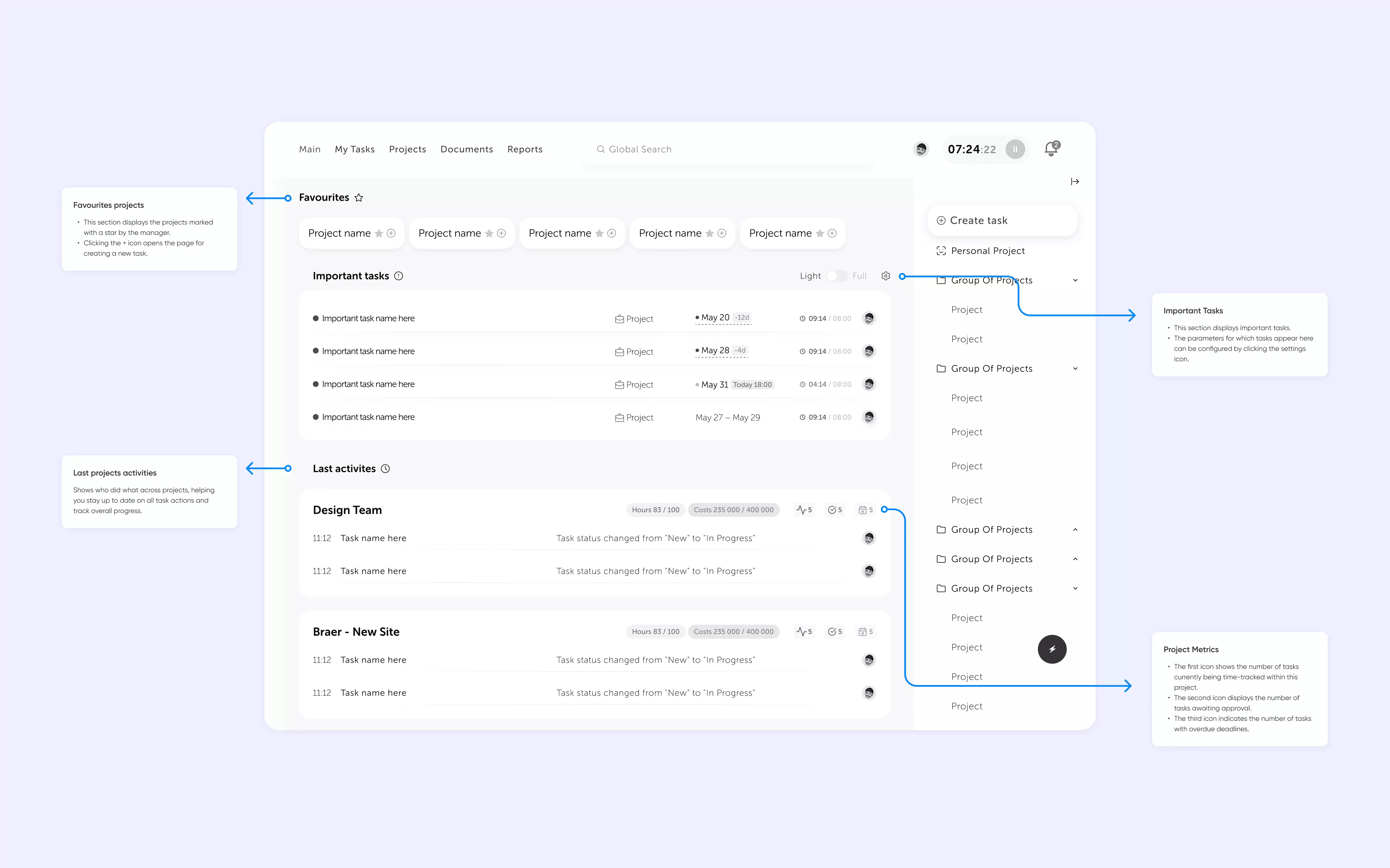 screenshot of page
