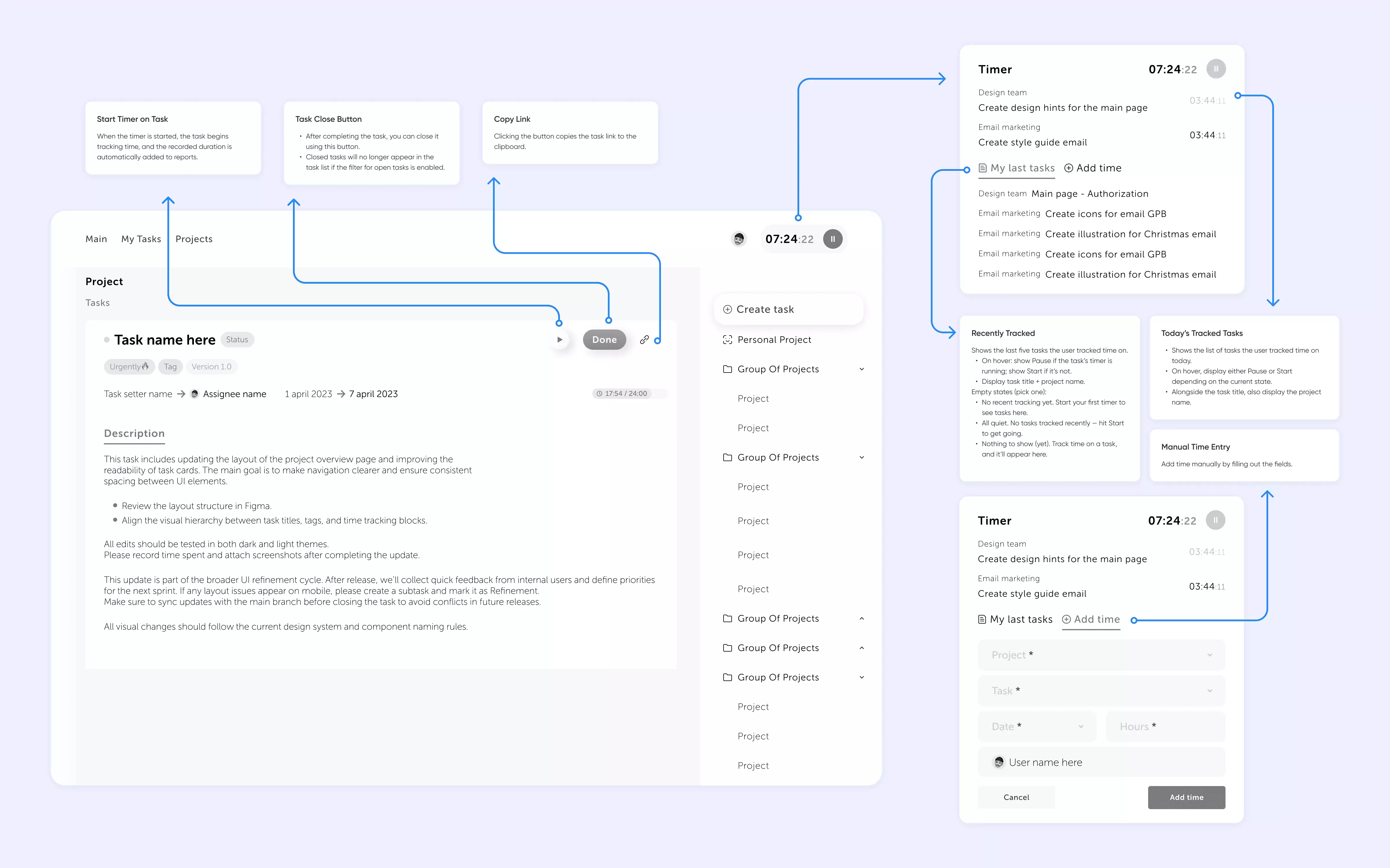 screenshot of page